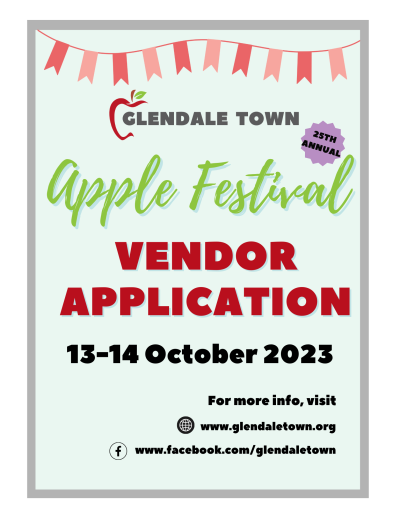 Apple Festival Vendor Application Flyer